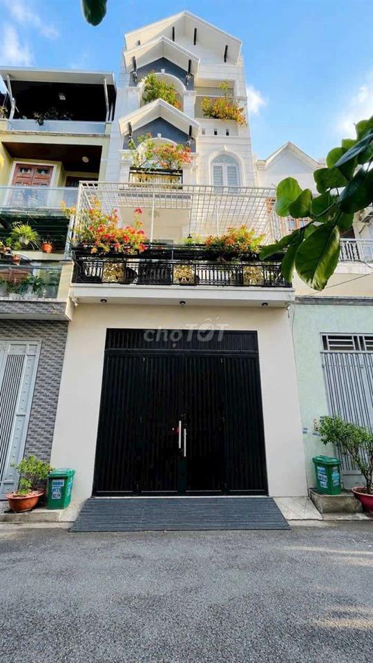Nhà Phố 5m x 16m. Xây 4 Lầu 1/ Hẻm nhựa 7M Trần Thị Năm ( TCH10)