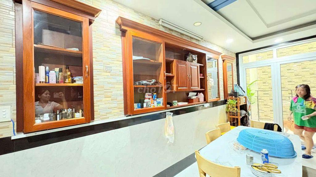 Cặp Nhà 8m x 22m. 5 Tầng Xây Thành 2 căn MT Chợ Huỳnh Thị Hai