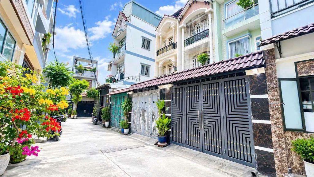 Nhỉnh 5 tỷ Nhà Phố 4m x 21m. 1/ Ngắn Hẻm 7M Đường Tân Thới Hiệp 21
