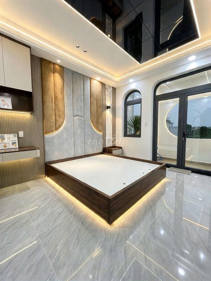 Nhỉnh 6 tỷ xíu Siêu Phẩm đep mê 4m x 17m. 4 Tầng Đường Thạnh Xuân 24