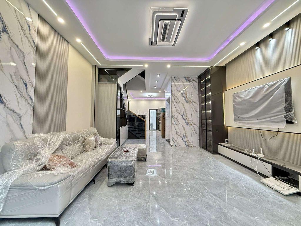 Siêu Phẩm 5m x 22m.4 Tầng Thang Máy Góc 2MT Kinh doanh 1/Lê Văn Khương
