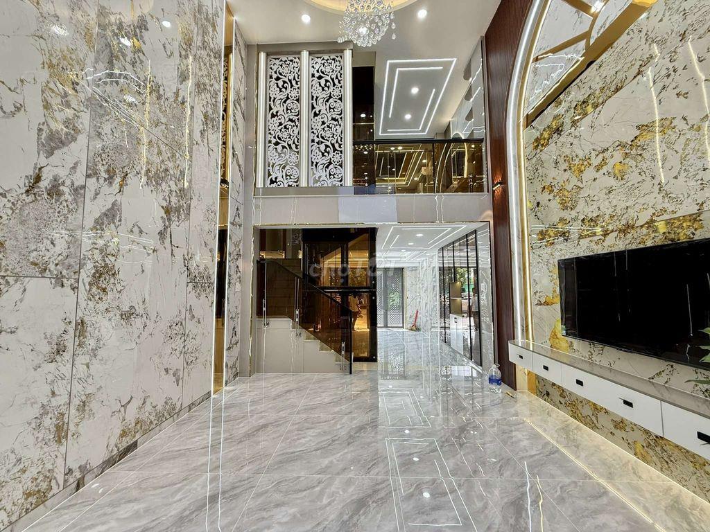 Siêu Phẩm Ngang 4,5m Xây 4 Tầng Thang Máy Hẻm 13m Khu VIP Lê Thị Riêng