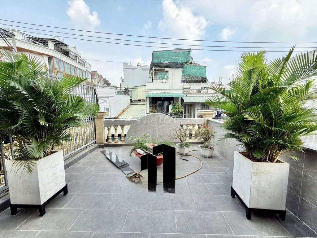 Nhà Phố 4m x 19m. 4 Tầng 6PN Mặt Tiền Đường Tân Thới Hiệp 09 (Tòa án)