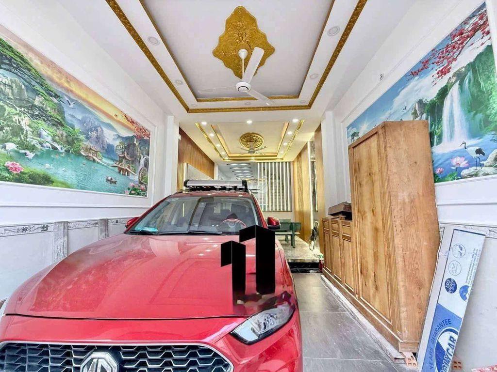 Nhà Phố 4m x 19m. 4 Tầng 6PN Mặt Tiền Đường Tân Thới Hiệp 09 (Tòa án)