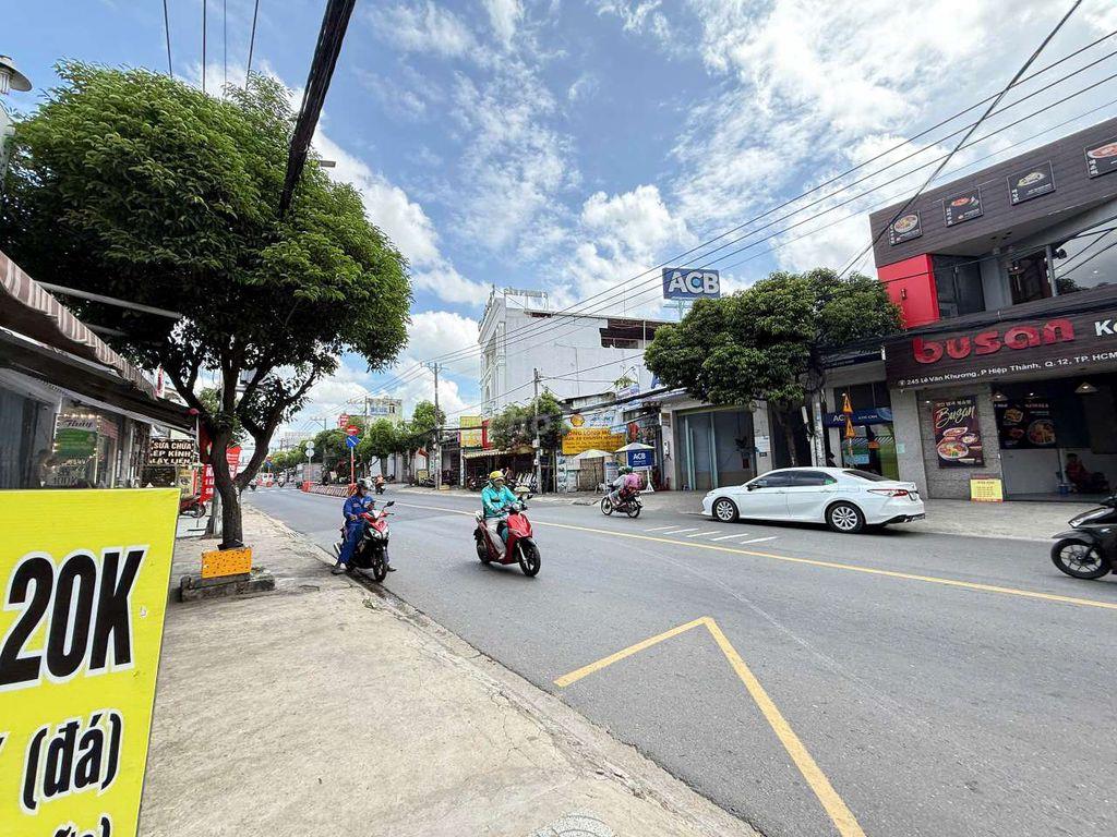 Nhà SHR 5m x 22m. Xây 1 Lầu 1 tum Mặt Tiền Lê Văn Khương. Sát ACB