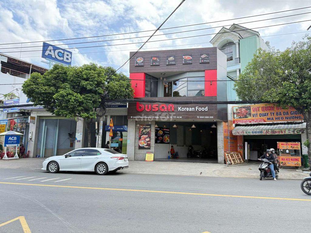 Nhà SHR 5m x 22m. Xây 1 Lầu 1 tum Mặt Tiền Lê Văn Khương. Sát ACB