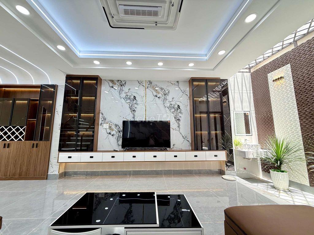 Nhà phố 1 lửng 3 lầu Full nội thất Hẻm 8m thông Nguyễn Ảnh Thủ
