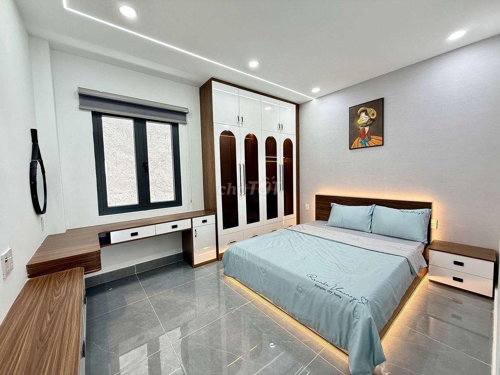 Nhà phố 1 lửng 3 lầu Full nội thất Hẻm 8m thông Nguyễn Ảnh Thủ