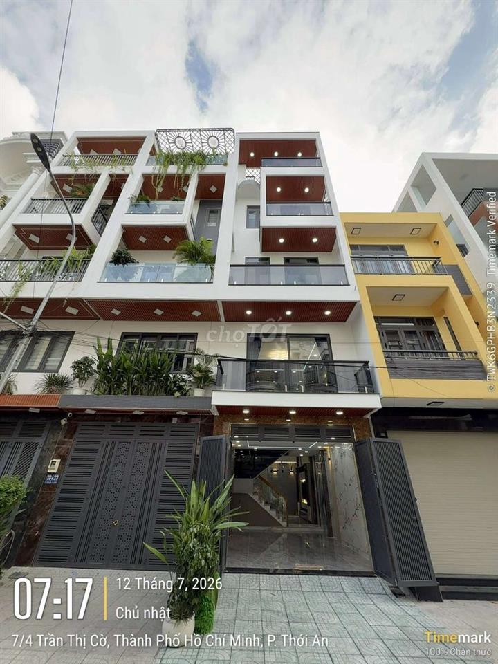 Nhỉnh 6 tỷ Nhà Phố Hẻm nhựa 12m khu VIP Lê Văn Khương. ngay Bia Tiger