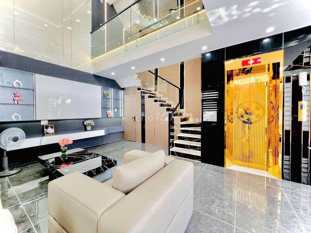 Villa mini Ngang 6m 4 Tầng Căn Góc Có Thang Máy Lê Văn Khương