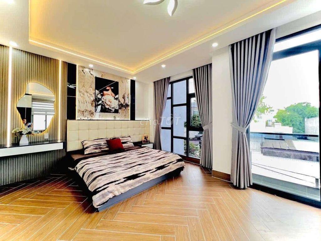Villa mini Ngang 6m 4 Tầng Căn Góc Có Thang Máy Lê Văn Khương