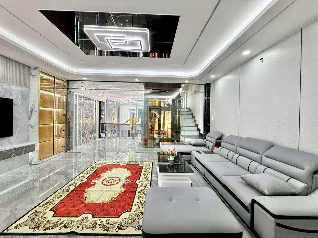 Siêu Phẩm Ngang 5,5m. 5 Lầu Có Thang Máy Khu VIP Hẻm rộng 14m TCH 10