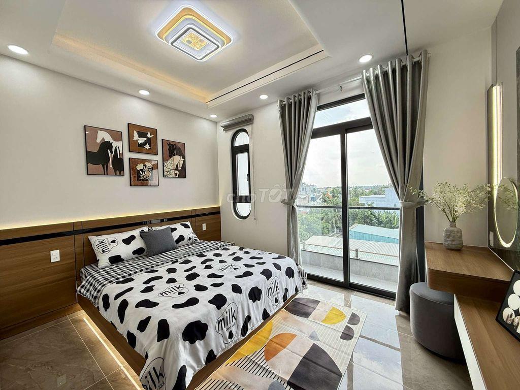 Nhỉnh 6 tỷ xíu siêu phẩm đẹp mê 4 Tầng Hẻm nhựa 6m Thông Thạnh Xuân 24