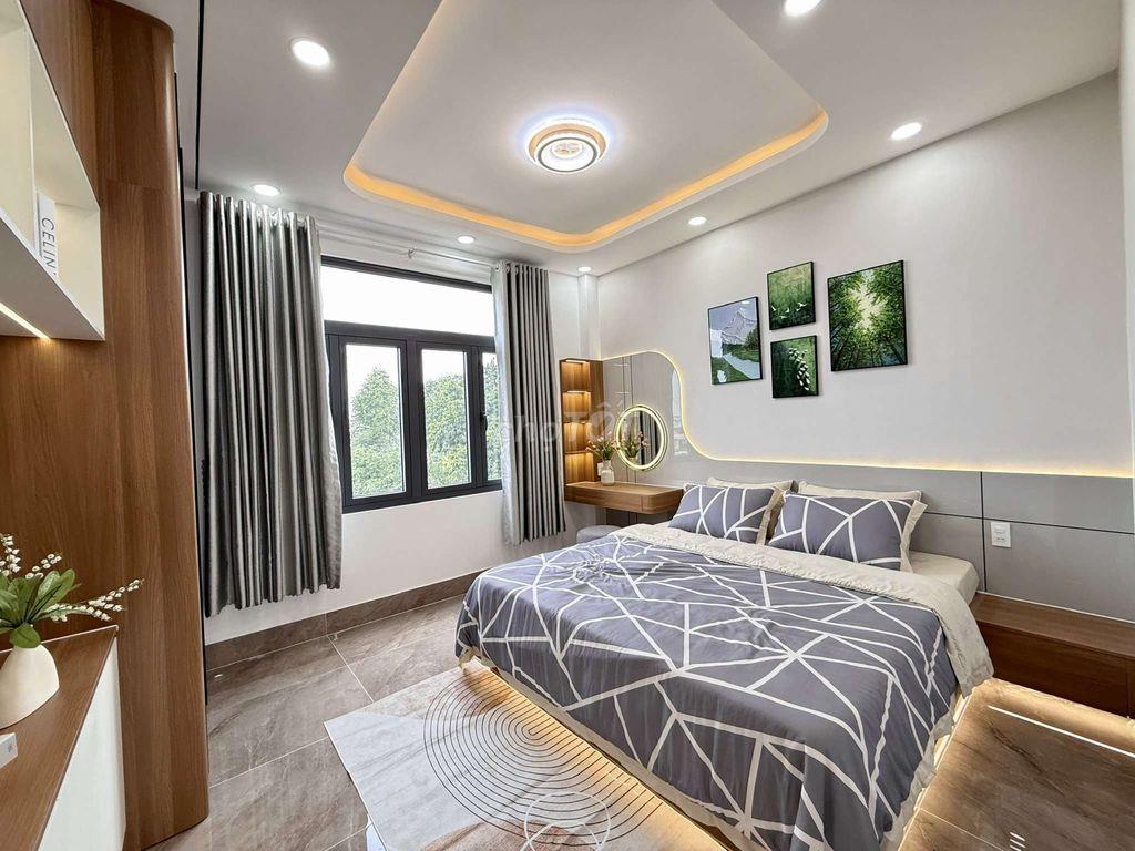 Nhỉnh 6 tỷ xíu siêu phẩm đẹp mê 4 Tầng Hẻm nhựa 6m Thông Thạnh Xuân 24