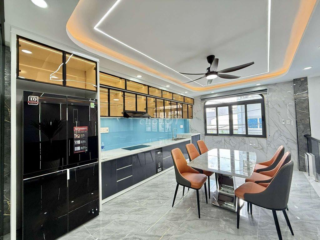 Siêu Phẩm Ngang 7M 4 Tầng Có Thang Máy 1/ Hẻm 8m Thông Thạnh Lộc 37.