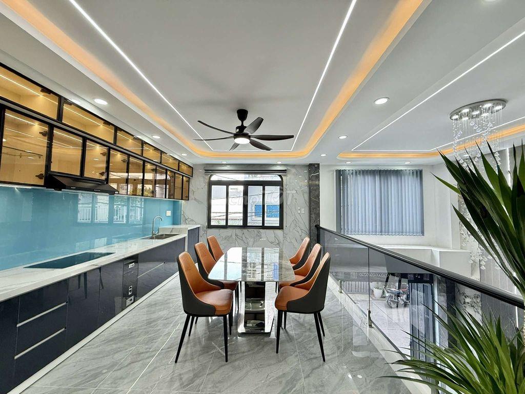 Siêu Phẩm Ngang 7M 4 Tầng Có Thang Máy 1/ Hẻm 8m Thông Thạnh Lộc 37.