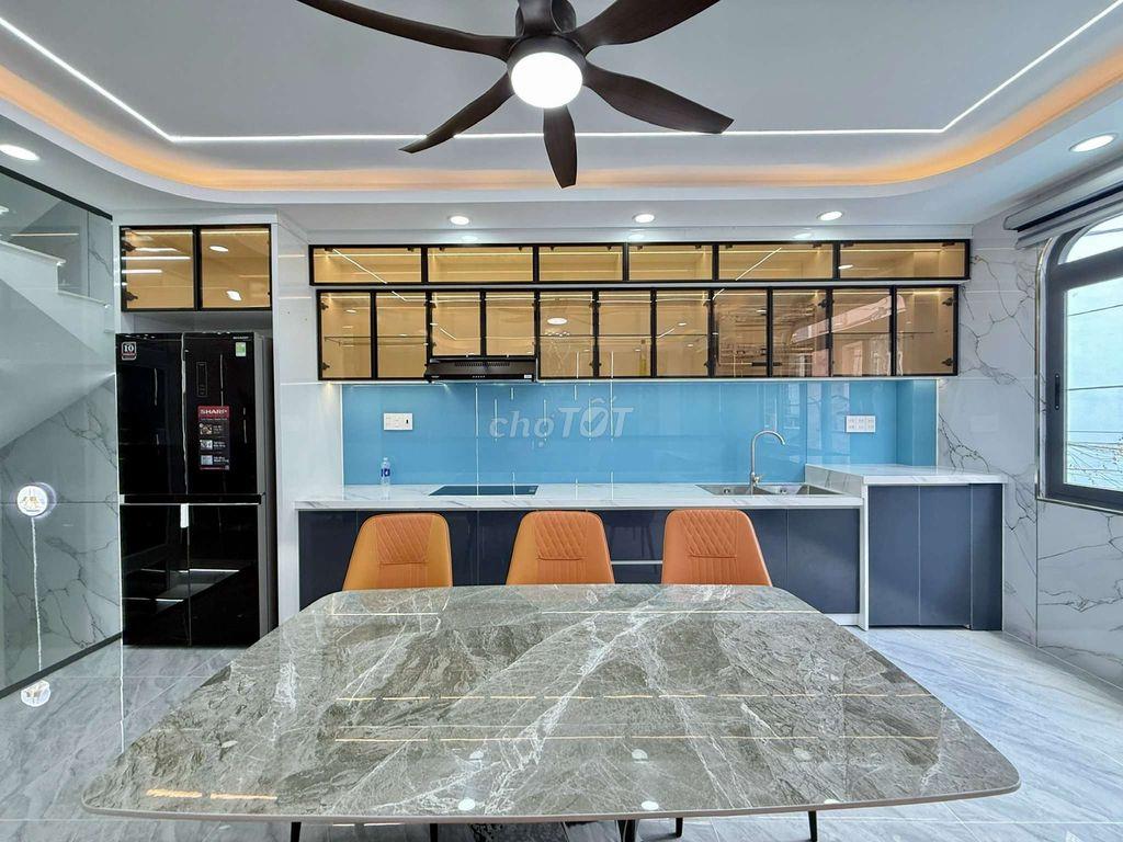 Siêu Phẩm Ngang 7M 4 Tầng Có Thang Máy 1/ Hẻm 8m Thông Thạnh Lộc 37.