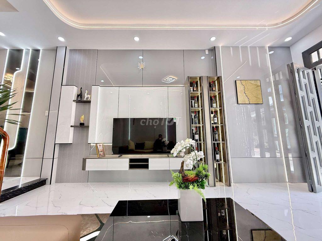 Nhỉnh 5 tỷ Nhà phố 3 tầng Full Nội thất 1/ Hẻm 7m thông Hiệp Thành 13