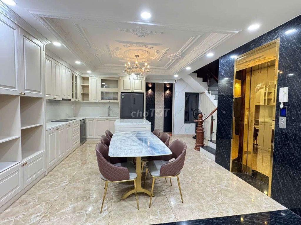Biệt Thự mini xây 5 Tầng Thang Máy Hẻm 13m thông Khu VIP Trần Thị Năm