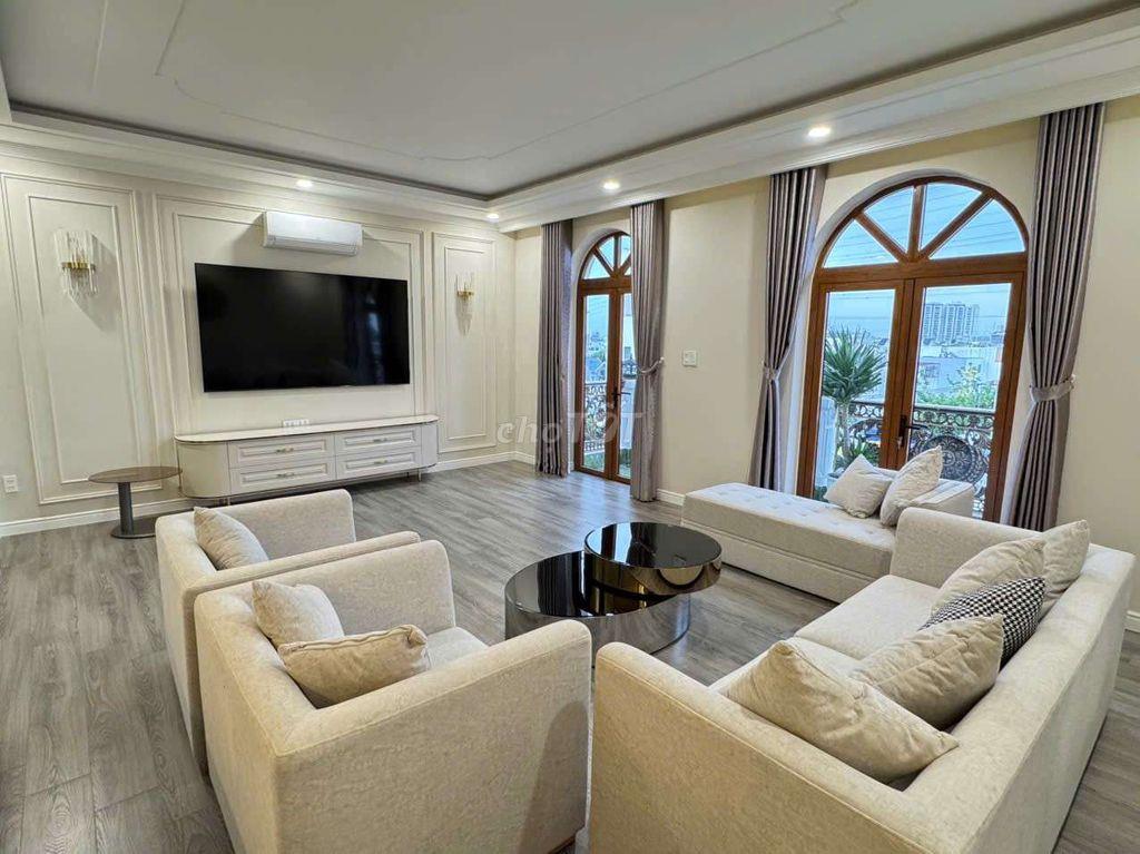 Biệt Thự mini xây 5 Tầng Thang Máy Hẻm 13m thông Khu VIP Trần Thị Năm