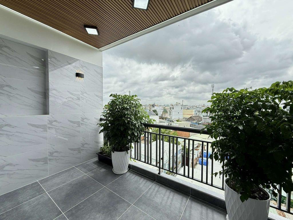 Nhà Phố 4m x 15m. xây 4 Tầng Hẻm 6m Thông Lê Văn Khương