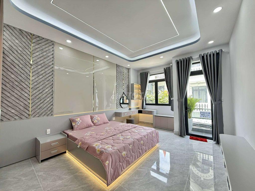 Nhà Phố 4m x 16m. Xây 3 Tầng Full Nội Thất 1/ Chung Thị Minh ( HT31)