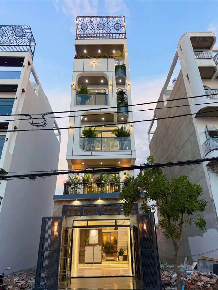 Siêu Phẩm đẹp mê 4 Tầng Thang Máy Mặt Tiền Hẻm 12m thông Thạnh Xuân 23