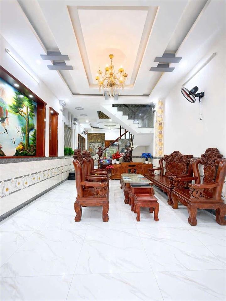 Nhỉnh 7 tỷ Nhà Phố 4,5m x 20m. 3 Tầng Mặt Tiền Đường Tân Thới Hiệp 13