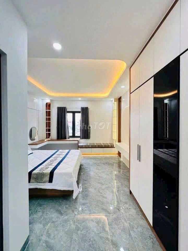 Siêu Phẩm 4m x 20m. 4 Tầng Thang Máy Hẻm thông Đường Thạnh Lộc 15