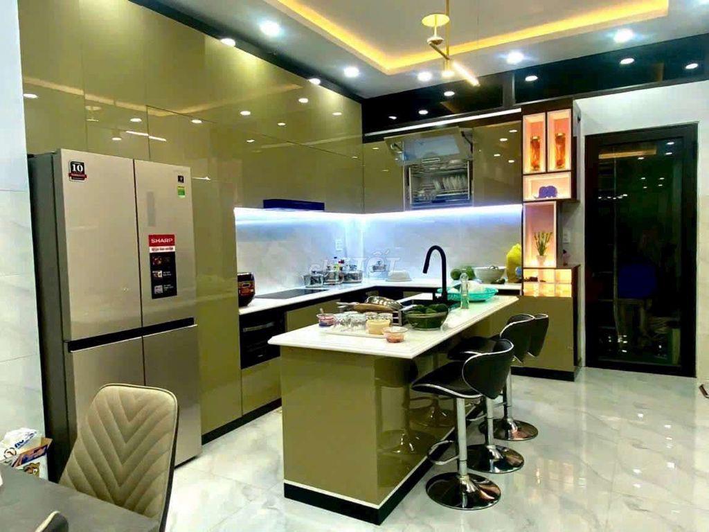 Nhà Phố 4m x 25m. 3 Tầng 7PN Hẻm 12m KDC Tân Tiến bờ Kè Tham Lương