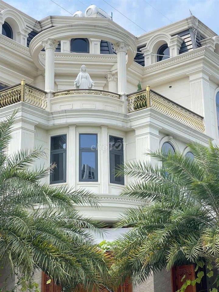 Biệt Thự 4 Tầng Thang Máy Góc 2MT view Sông Vàm Thuật. KDC Phú Nhuận