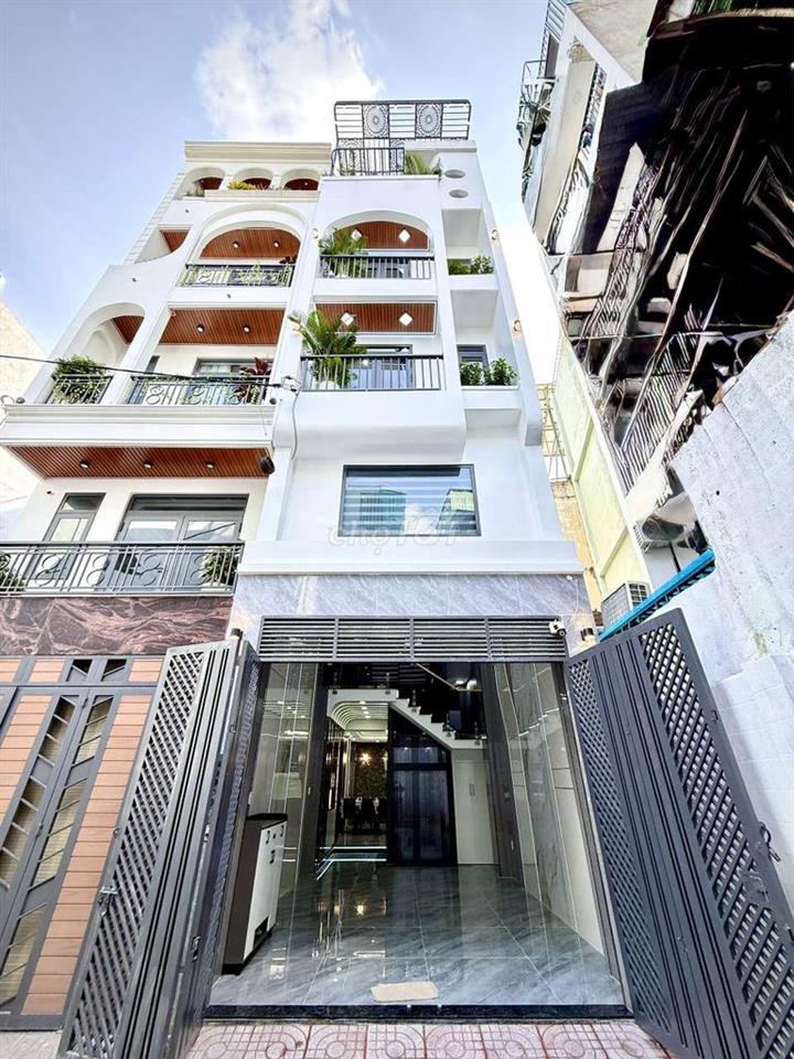 Nhà Phố 4 tầng Thang Máy Hẻm nhựa 8M Đ. Huỳnh Thị Hai Khu đồng bộ