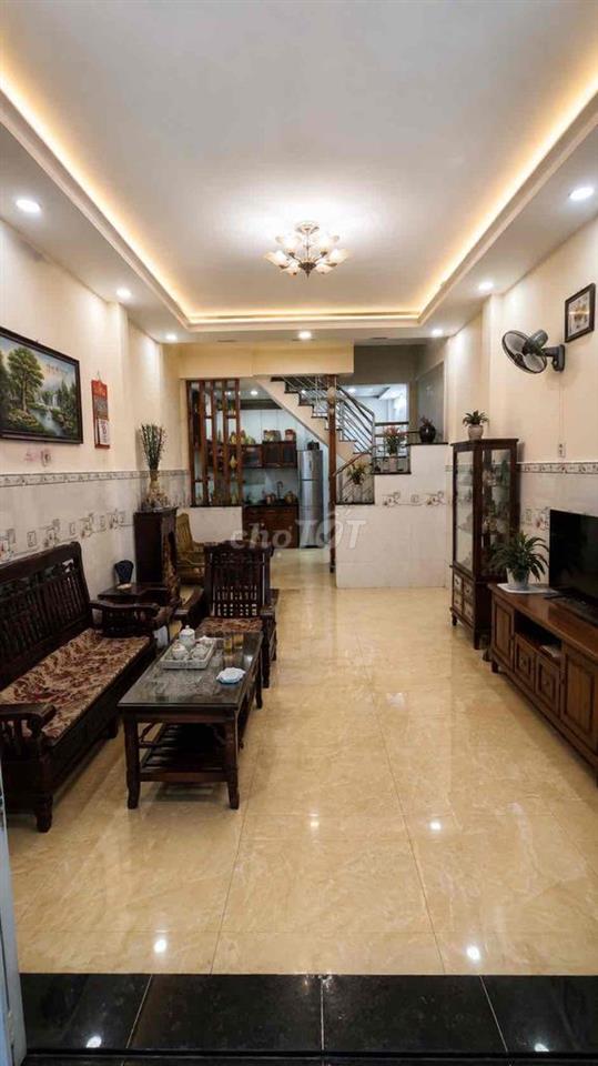 Nhà 53m2, hẻm xe hơi, cách Dương Thị Mười, BV Q12 khoảng 700m, 1 lầu.