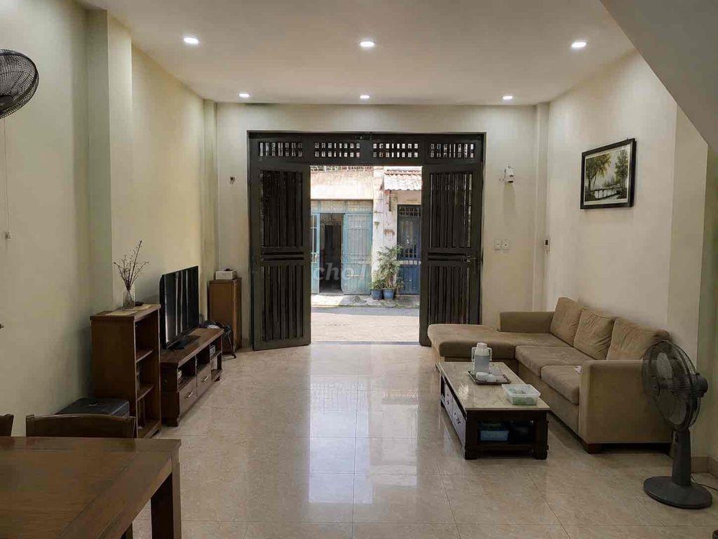 Bán nhà 81m2, đường Huỳnh Thị Hai, 1 lầu, hẻm xe hơi, SHR