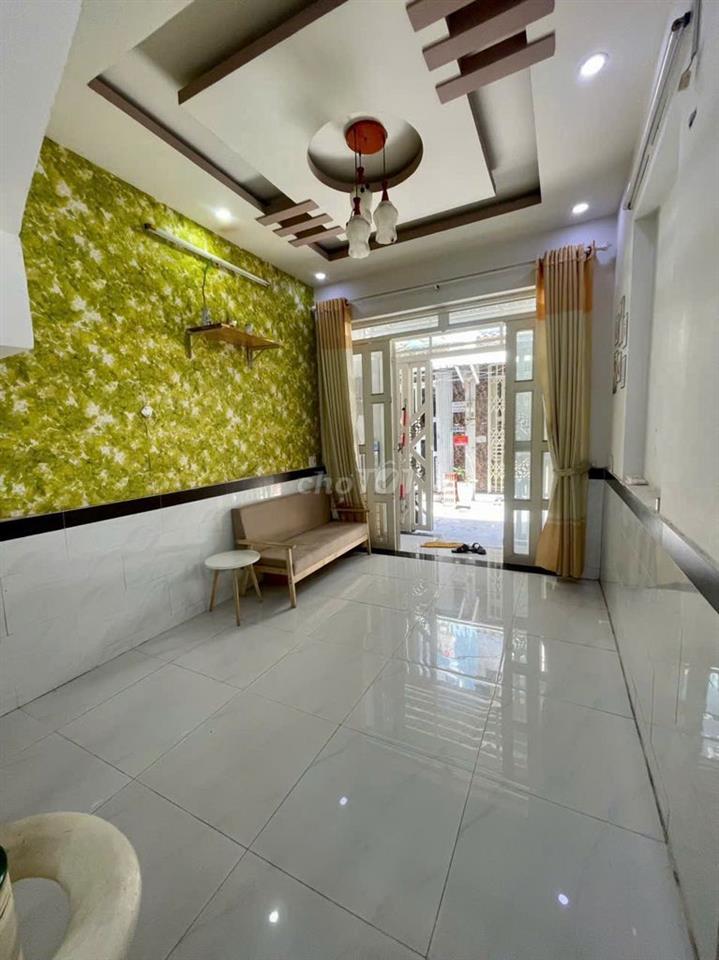 Nhà thạnh Lộc Q12 1 lầu hẻm xe hơi