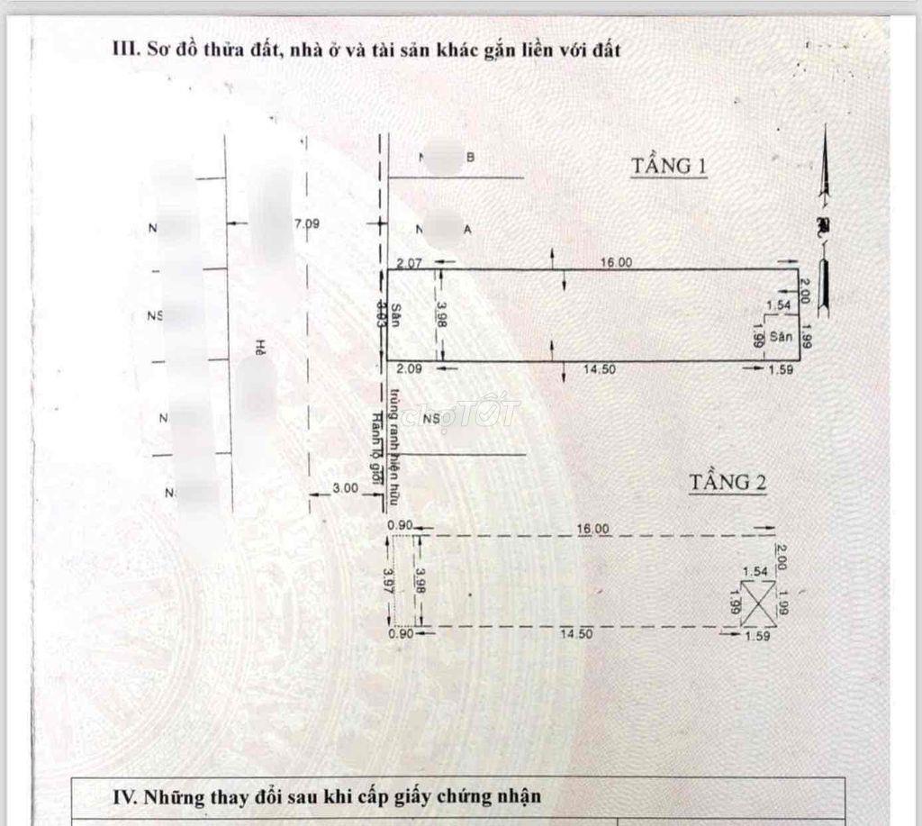 72m - 3.2 TỶ - XE HƠI - NGAY VINCOM DĨ AN - 2 TẦNG - KO LỖI QUY HOẠCH