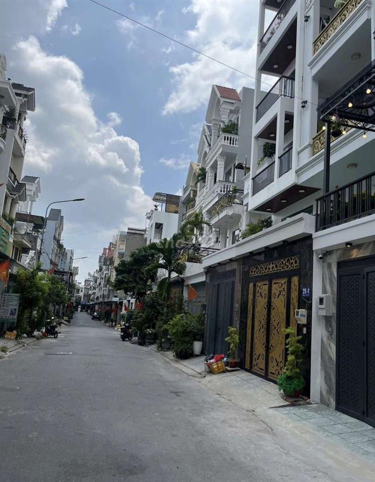 Nhà Mới Xây đường Thới An 05, 1 trệt 1 lửng 3 lầu, 5PN, chỗ đậu xe hơi