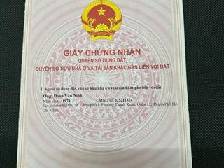 🏡 BÁN NHÀ CHÍNH CHỦ - QUẬN 12 (PHƯỜNG THẠNH LỘC)