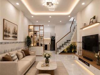 NHÀ TRỆT LẦU MỚI SỬA  ÐẸP 2PN 2WC 