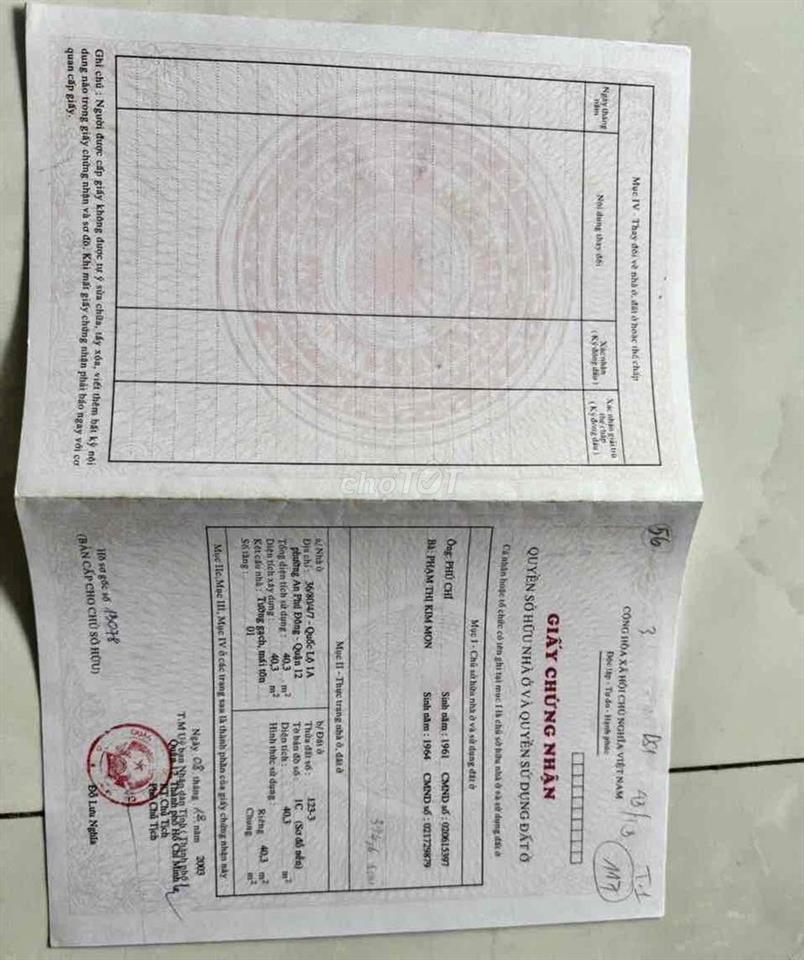 nhà SỔ RIÊNG, sát gò vấp