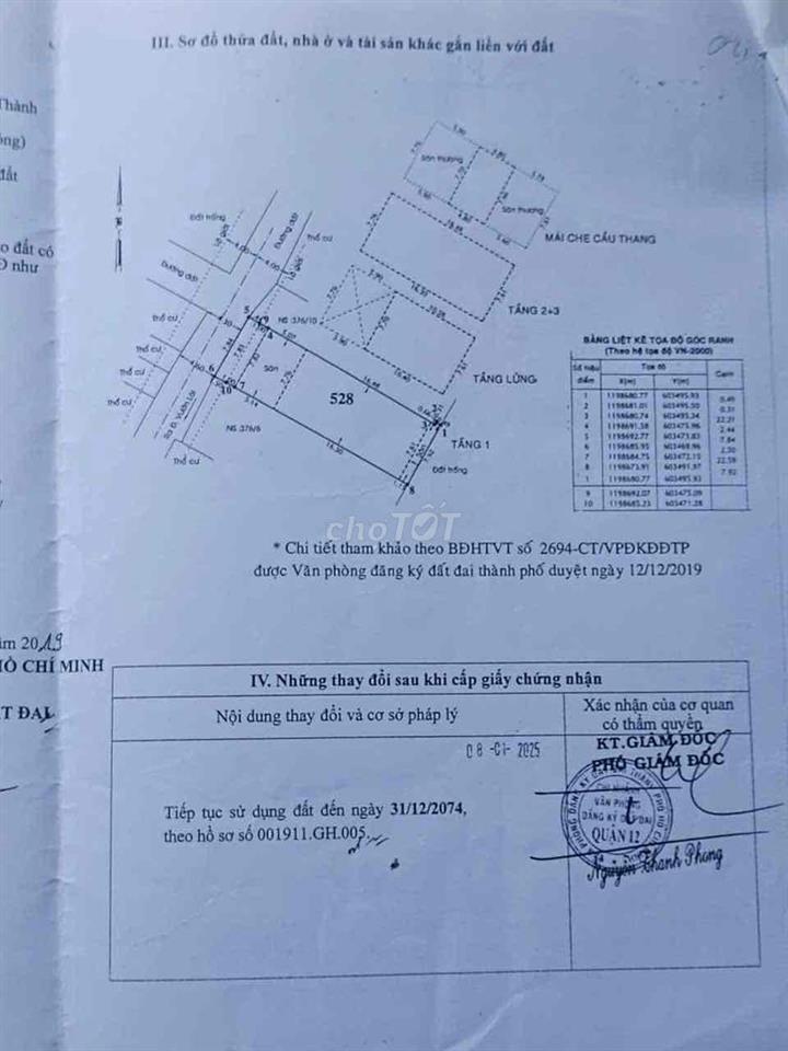 ks 24 phòng ngang 8x25m đường vườn lài giá 28ty