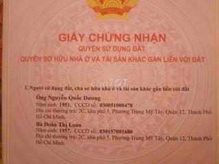 Bán nhà 80m2 ,đường Nguyễn ảnh thủ ,q12