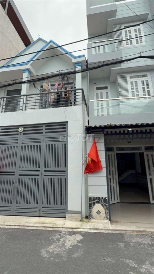 BÁN NHÀ 4 TẦNG BTCT ĐÚC HẺM XE HƠI ĐƯỜNG NGUYỄN THỊ BÚP  TRUNG MỸ TÂY