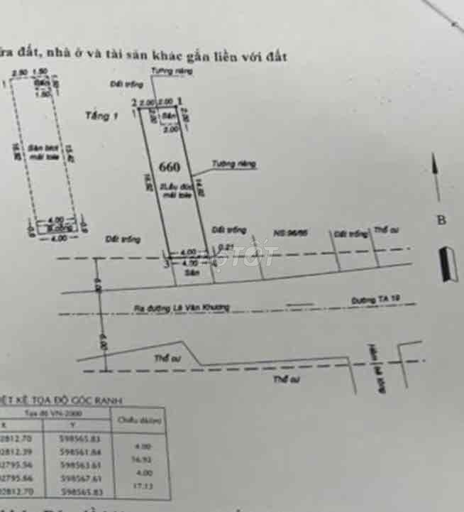 90m2-mặt tiền xe hơi tránh- 4 Phòng đẹp Lê Thị Riêng Nhà máy Bia Q12