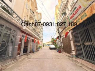 đường xe hơi tránh Hiệp Thành City 60m2 4 tầng Tân Thới Hiệp Q12