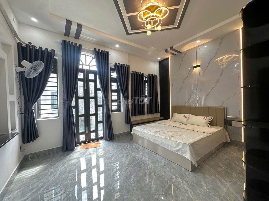 Nhà Đẹp Full Nội Thất, Hẻm nhựa ô tô Trương Thị Hoa Q12