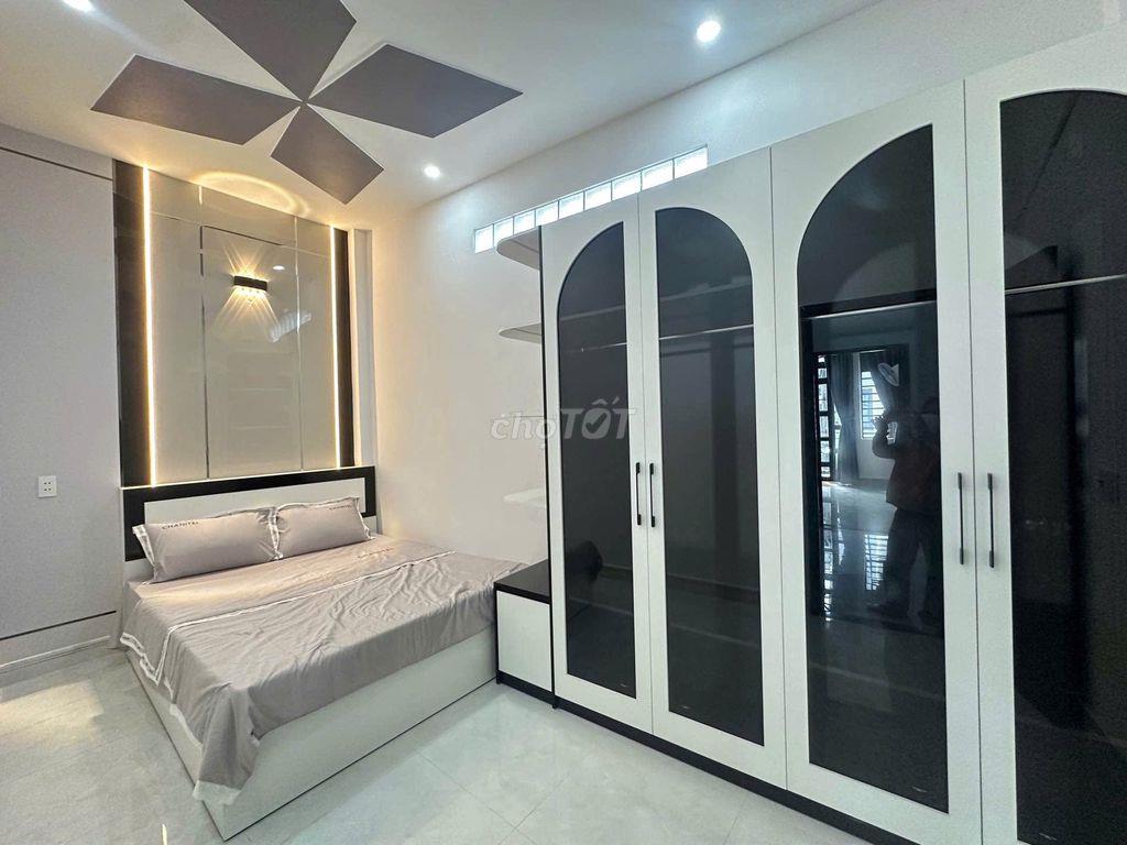 Nhà Đẹp Full Nội Thất, Hẻm nhựa ô tô Trương Thị Hoa Q12