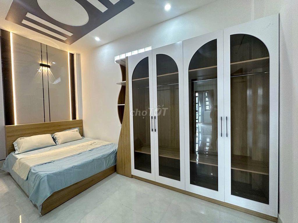 Nhà Đẹp Full Nội Thất, Hẻm nhựa ô tô Trương Thị Hoa Q12