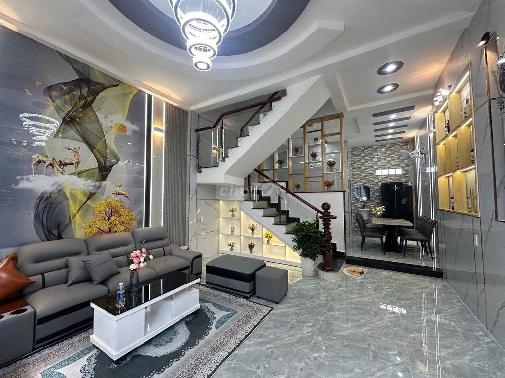 Nhà Đẹp Full Nội Thất, Hẻm nhựa ô tô Trương Thị Hoa Q12