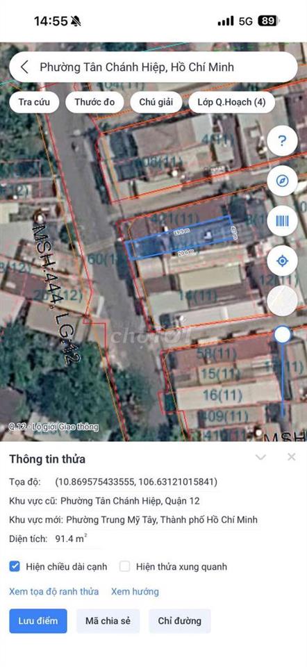 Chính chủ bán nhà Huỳnh Thị Hai, 91,4m², gara ô tô, đường 10m
